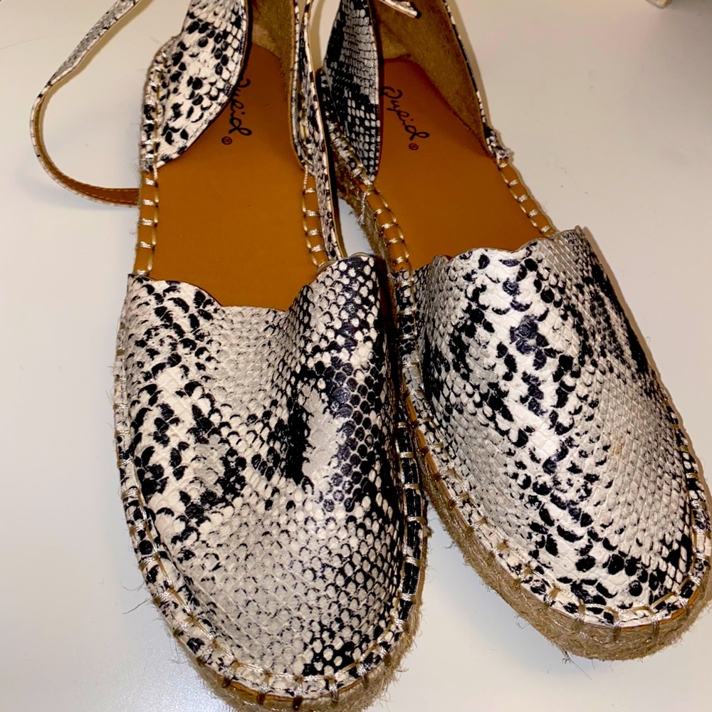 Snakeskin Espadrilles